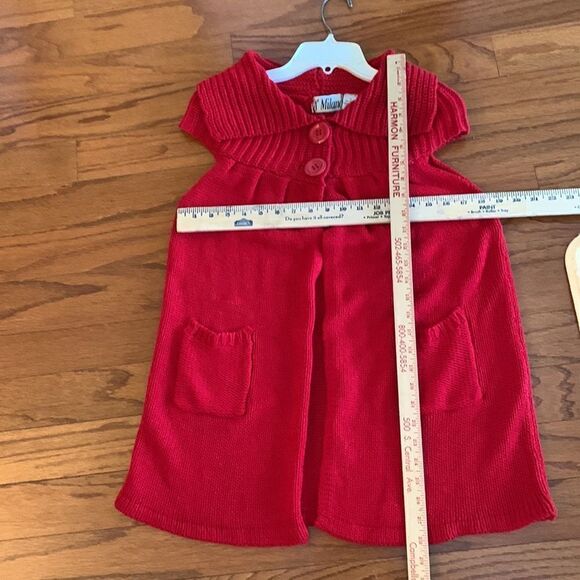 A’ MILANO Large Red Sweater Vest - Picture 5 of 5